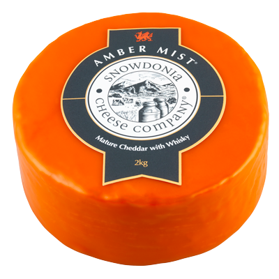 Amber Mist Mature Cheddar Cheese with Whisky